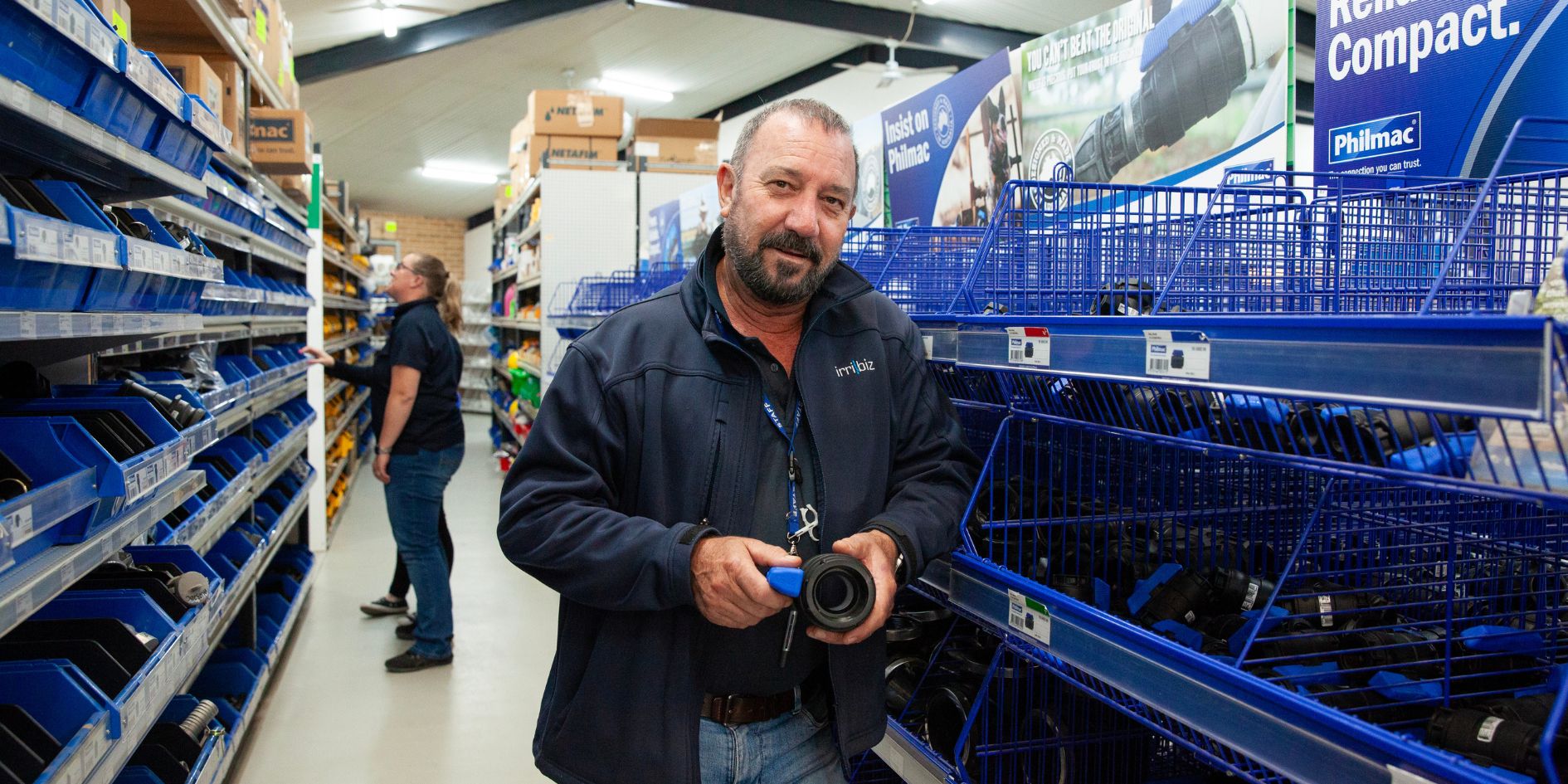 Irribiz Philmac Display